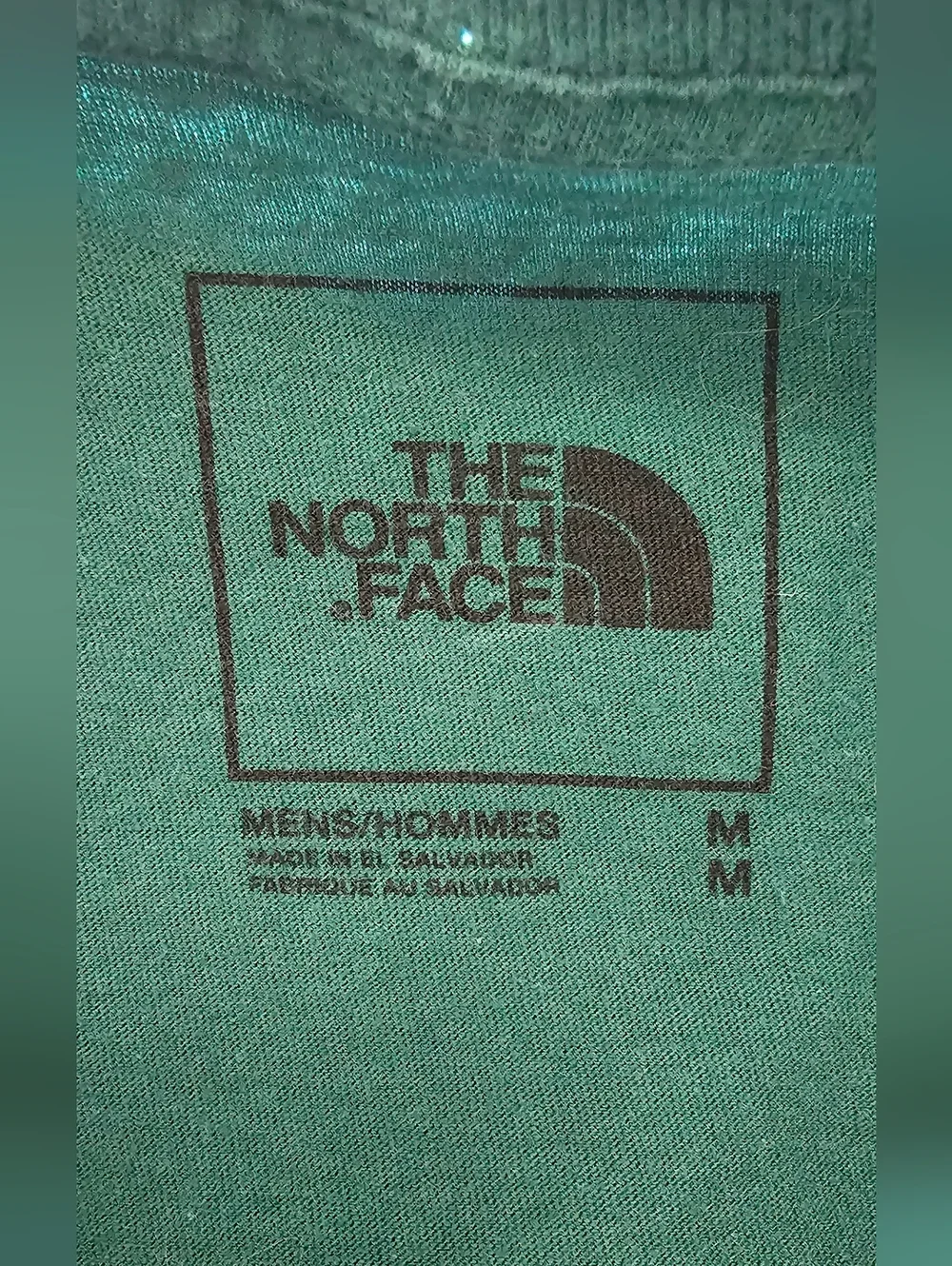 The North Face Men's Teal Short Sleeve Logo Tee